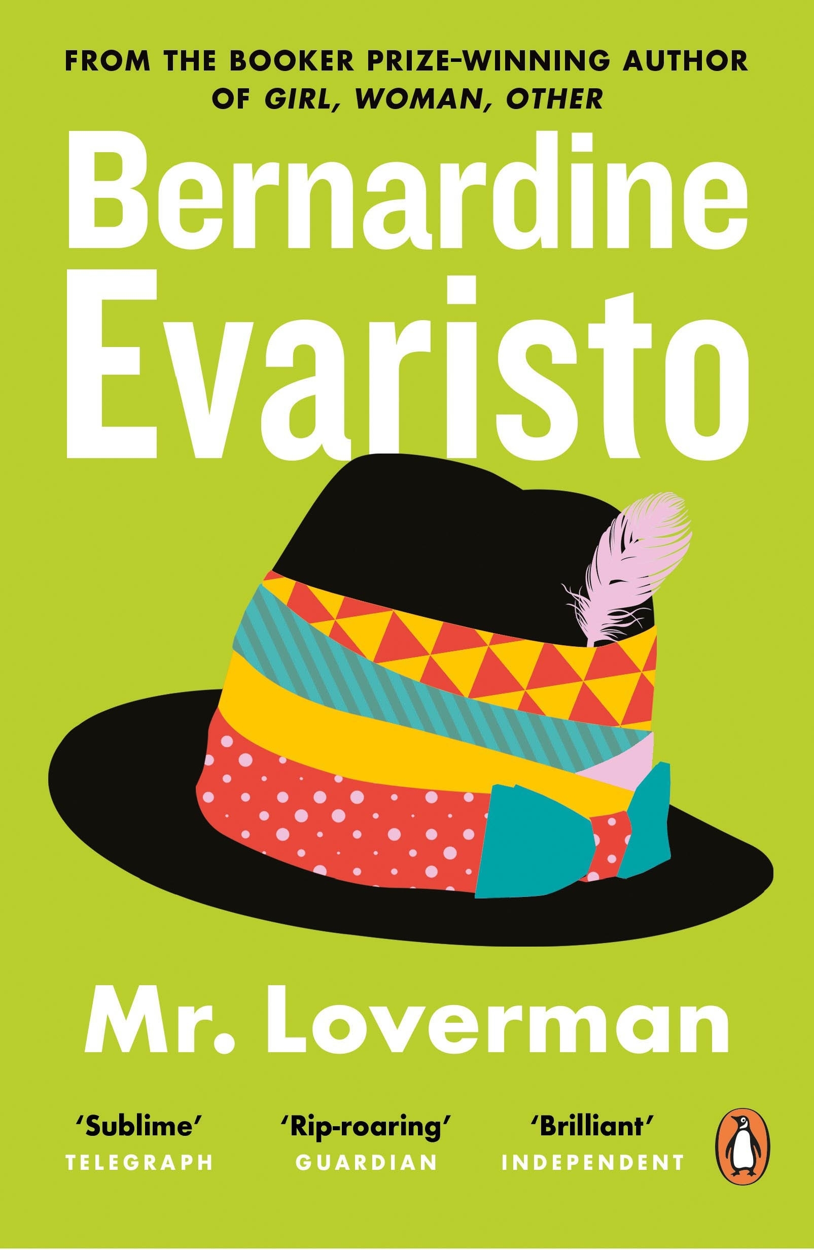 book cover of bernardine evaristo's mr loverman english paperback edition