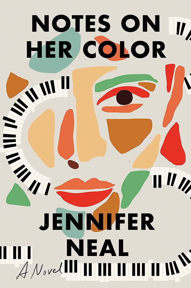 book cover of notes on her colour by jennifer neal